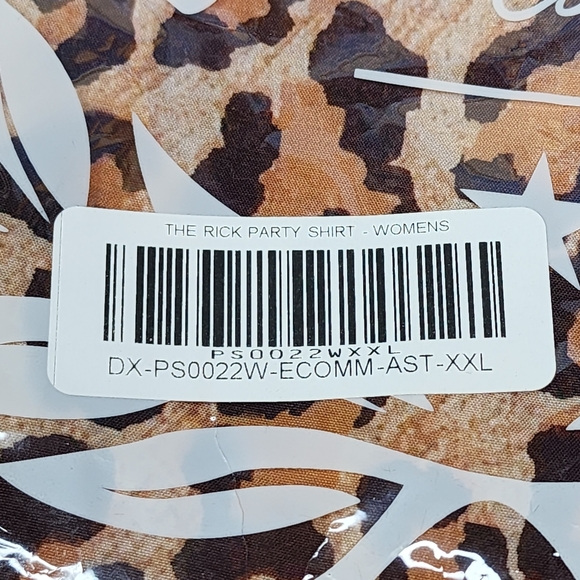 DIXXON Flannel - THE RICK Party Shirt - Short Sleeve - Women's 2X - Picture 9 of 13